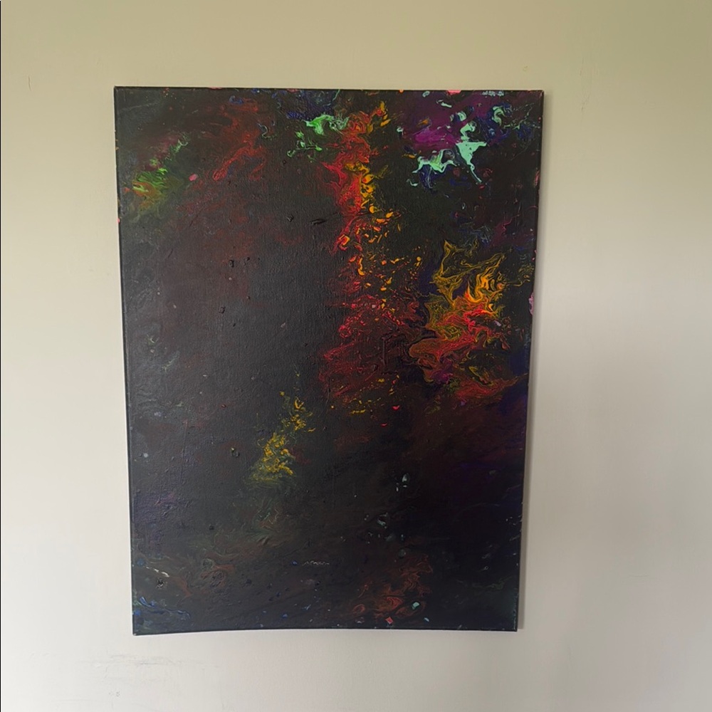 Abstract Multicolor Canvas Art